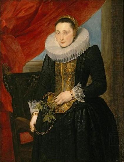 Anthony Van Dyck Portrait of a Lady china oil painting image